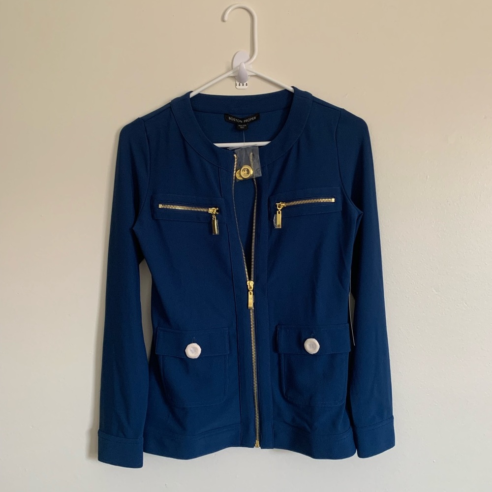 Boson Proper Navy Blue Women’s Suit Size XXS